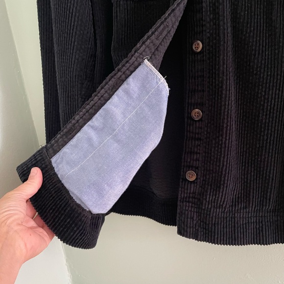 L.L. Bean Women's Dark Corduroy Utility Jacket - Picture 6 of 6